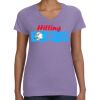 Women's V-Neck Fine Jersey Tee Thumbnail