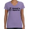 Women's V-Neck Fine Jersey Tee Thumbnail
