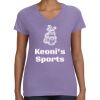 Women's V-Neck Fine Jersey Tee Thumbnail