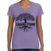 Women's V-Neck Fine Jersey Tee Thumbnail