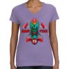 Women's V-Neck Fine Jersey Tee Thumbnail