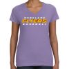 Women's V-Neck Fine Jersey Tee Thumbnail