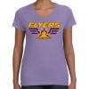 Women's V-Neck Fine Jersey Tee Thumbnail