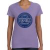 Women's V-Neck Fine Jersey Tee Thumbnail