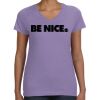 Women's V-Neck Fine Jersey Tee Thumbnail