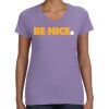Women's V-Neck Fine Jersey Tee Thumbnail