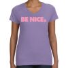 Women's V-Neck Fine Jersey Tee Thumbnail