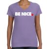 Women's V-Neck Fine Jersey Tee Thumbnail