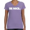 Women's V-Neck Fine Jersey Tee Thumbnail
