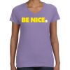 Women's V-Neck Fine Jersey Tee Thumbnail