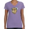 Women's V-Neck Fine Jersey Tee Thumbnail