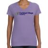 Women's V-Neck Fine Jersey Tee Thumbnail