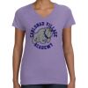 Women's V-Neck Fine Jersey Tee Thumbnail