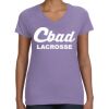 Women's V-Neck Fine Jersey Tee Thumbnail