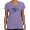 Women's V-Neck Fine Jersey Tee Thumbnail