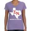 Women's V-Neck Fine Jersey Tee Thumbnail