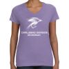 Women's V-Neck Fine Jersey Tee Thumbnail