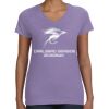 Women's V-Neck Fine Jersey Tee Thumbnail