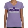 Women's V-Neck Fine Jersey Tee Thumbnail