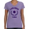 Women's V-Neck Fine Jersey Tee Thumbnail