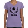 Women's V-Neck Fine Jersey Tee Thumbnail