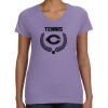 Women's V-Neck Fine Jersey Tee Thumbnail