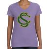 Women's V-Neck Fine Jersey Tee Thumbnail