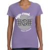 Women's V-Neck Fine Jersey Tee Thumbnail