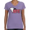 Women's V-Neck Fine Jersey Tee Thumbnail