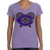 Women's V-Neck Fine Jersey Tee Thumbnail