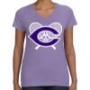 Women's V-Neck Fine Jersey Tee Thumbnail