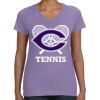 Women's V-Neck Fine Jersey Tee Thumbnail