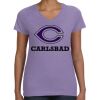 Women's V-Neck Fine Jersey Tee Thumbnail