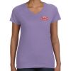 Women's V-Neck Fine Jersey Tee Thumbnail