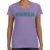 Women's V-Neck Fine Jersey Tee Thumbnail