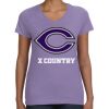 Women's V-Neck Fine Jersey Tee Thumbnail
