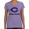 Women's V-Neck Fine Jersey Tee Thumbnail