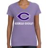 Women's V-Neck Fine Jersey Tee Thumbnail