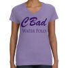 Women's V-Neck Fine Jersey Tee Thumbnail