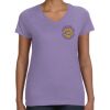 Women's V-Neck Fine Jersey Tee Thumbnail