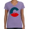 Women's V-Neck Fine Jersey Tee Thumbnail