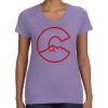 Women's V-Neck Fine Jersey Tee Thumbnail