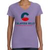 Women's V-Neck Fine Jersey Tee Thumbnail