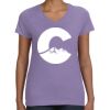 Women's V-Neck Fine Jersey Tee Thumbnail