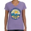 Women's V-Neck Fine Jersey Tee Thumbnail
