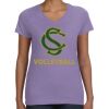 Women's V-Neck Fine Jersey Tee Thumbnail