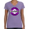 Women's V-Neck Fine Jersey Tee Thumbnail