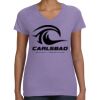 Women's V-Neck Fine Jersey Tee Thumbnail