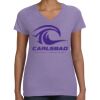 Women's V-Neck Fine Jersey Tee Thumbnail
