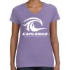 Women's V-Neck Fine Jersey Tee Thumbnail